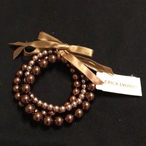 Triple beaded bracelet set